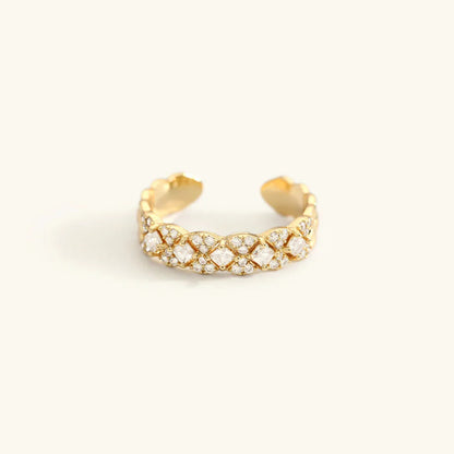 [Gaonasi]Camille Gold Patterned Ring