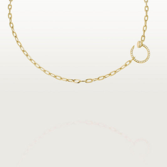[Gaonasi Jewelry]JUSTE NECKLACE FULL DIAMONDS