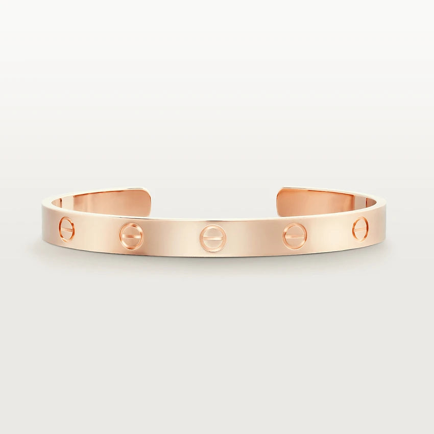 [Gaonasi Jewelry]LOVE BRACELET 6.1MM OPEN CUFF