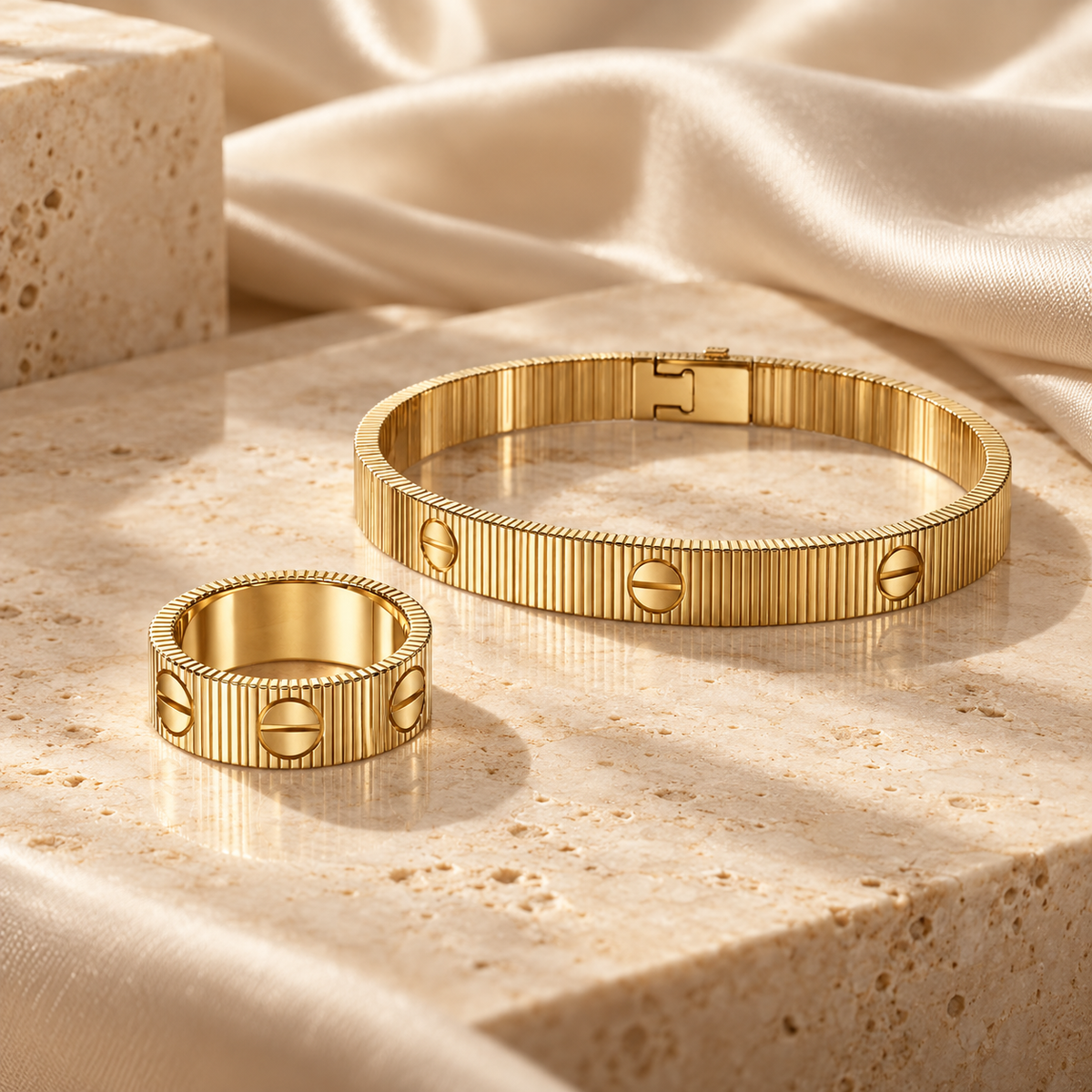 [Cadisa]Love Unlimited Bracelet & Ring Set