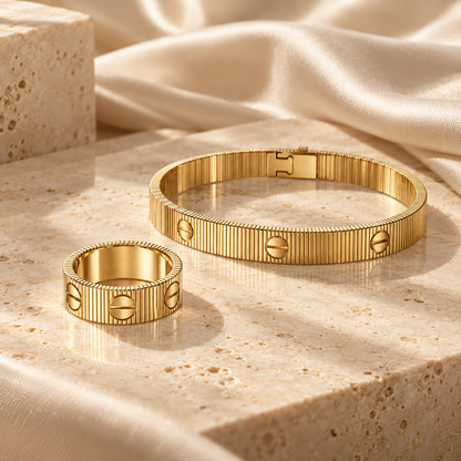 [Cadisa]Love Unlimited Bracelet & Ring Set