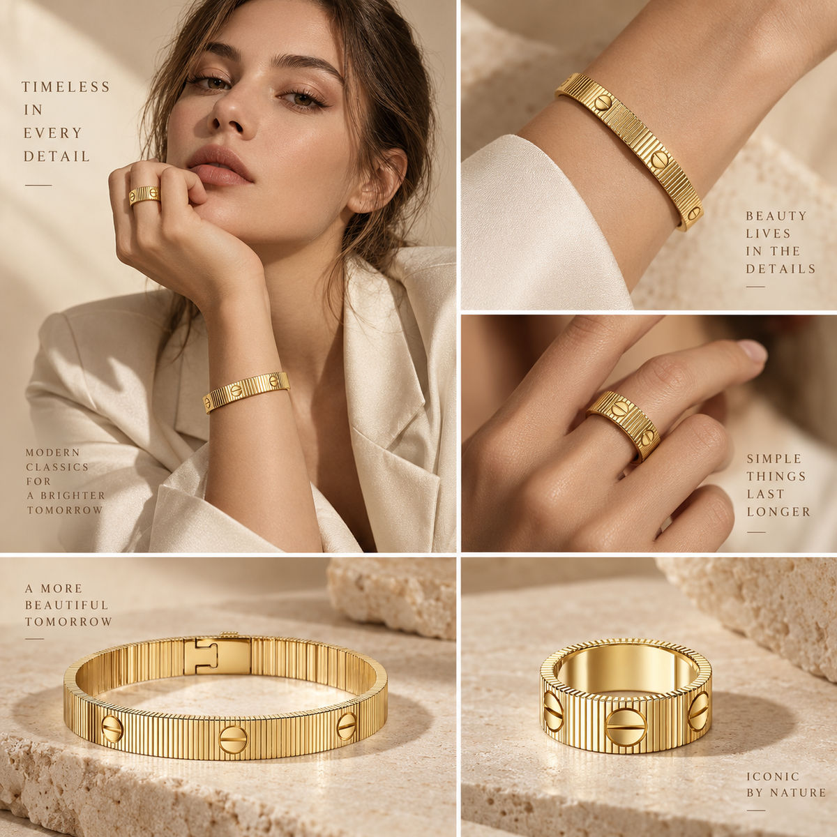 [Cadisa]Love Unlimited Bracelet & Ring Set
