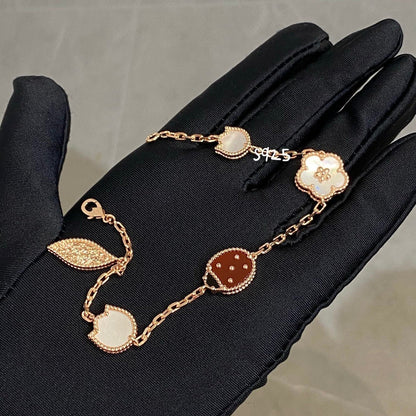 [Gaonasi]LUCKY SPRING 5 MOTIF BRACELET