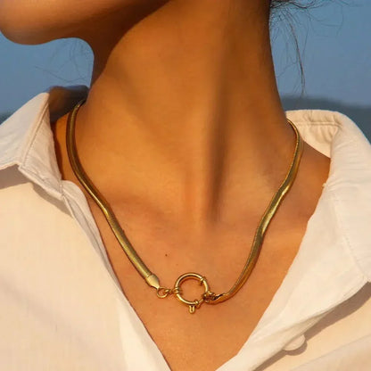 [Gaonasi]Gabriella Gold Necklace