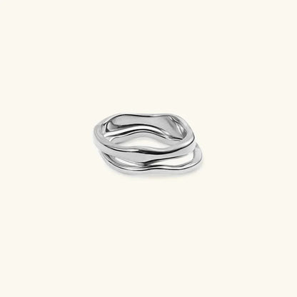 [Gaonasi]Dianne Gold Stacker Ring