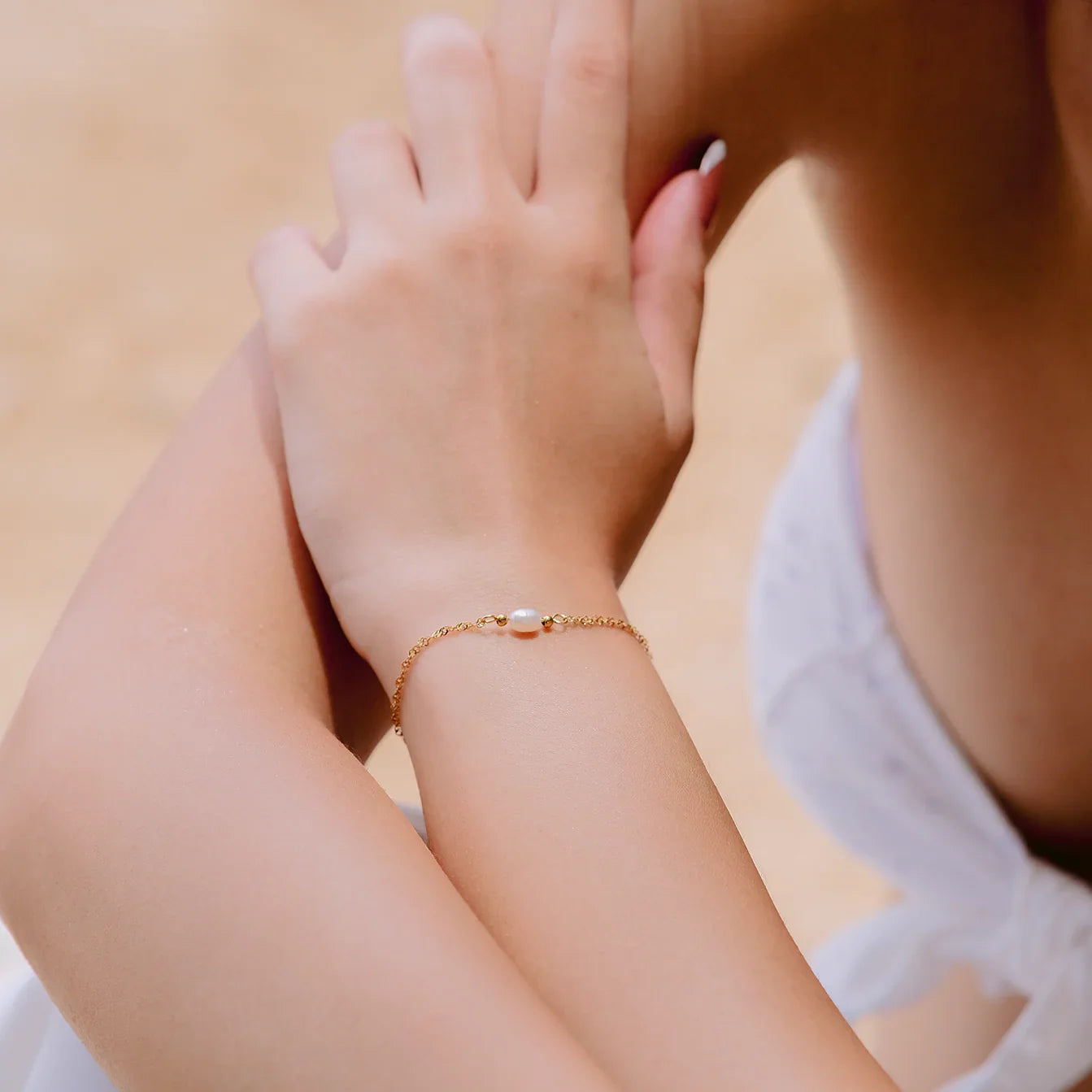 [Gaonasi]Donna Freshwater Pearl Bracelet