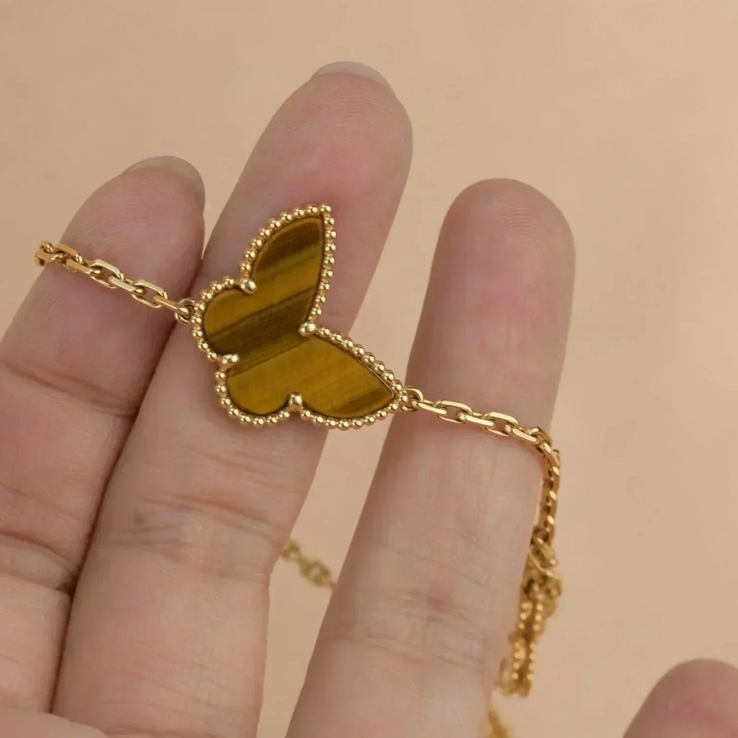 [Gaonasi]LUCKY SPRING 5 MOTIF GOLD BRACELET