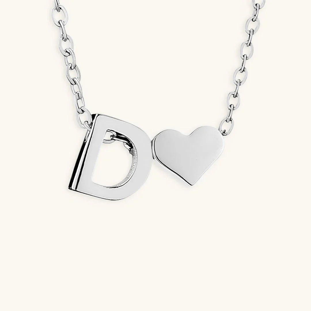 [Gaonasi]Ria Initial Letter Gold Necklace