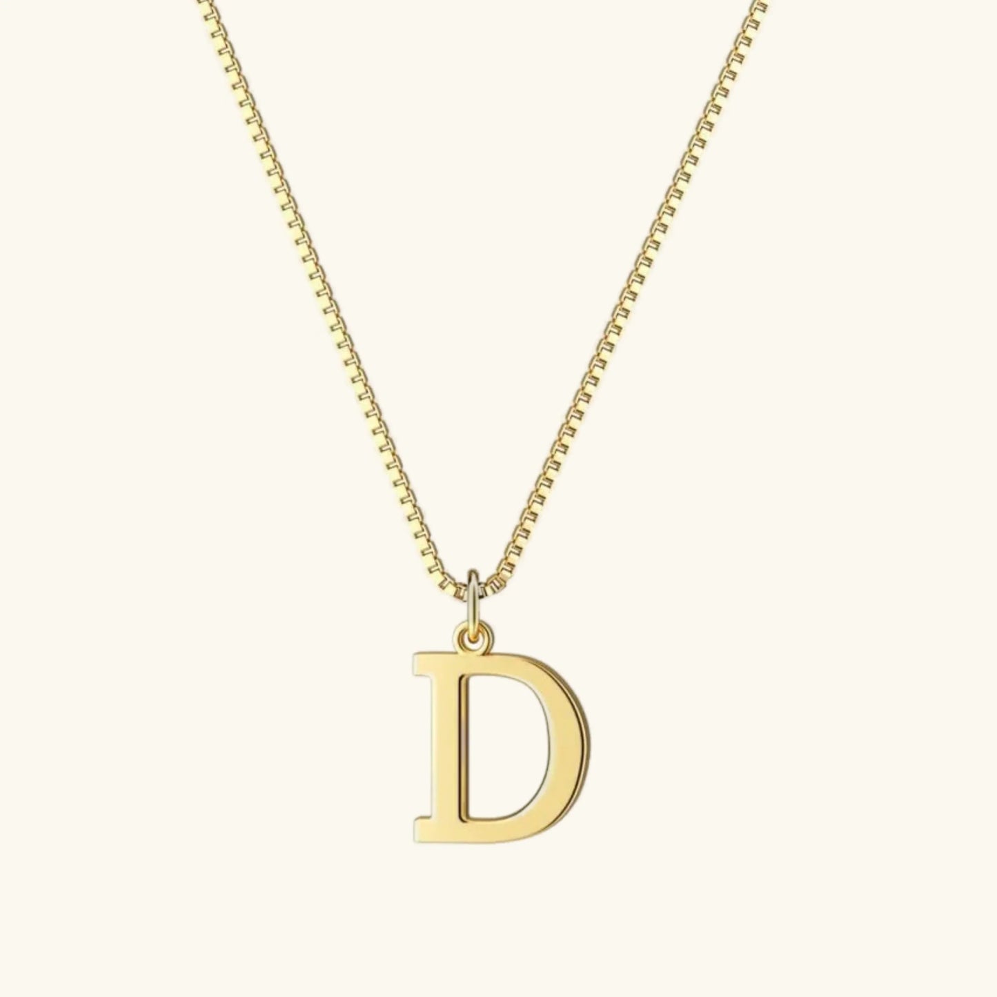 [Gaonasi]Therese Letter Initial Gold Necklace