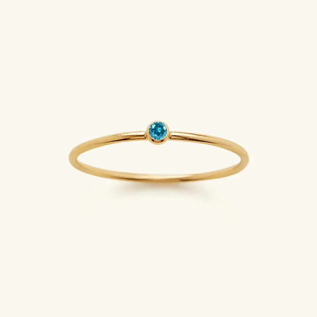 [Gaonasi]Amelia Birthstone Stacker Ring
