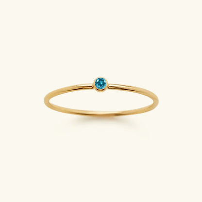 [Gaonasi]Amelia Birthstone Stacker Ring