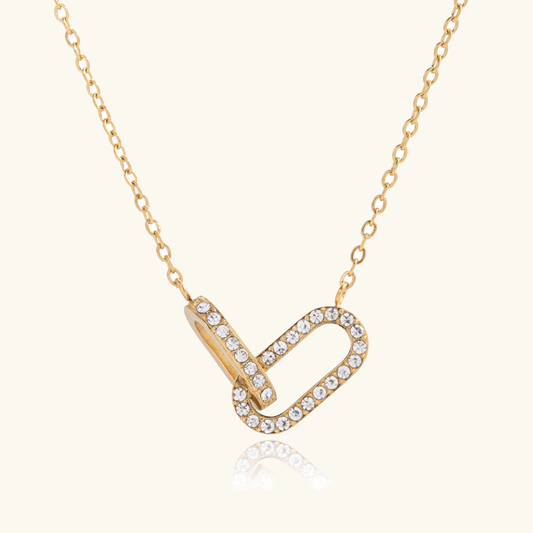 [Gaonasi]Zoelle Interlocking Diamond Pendant