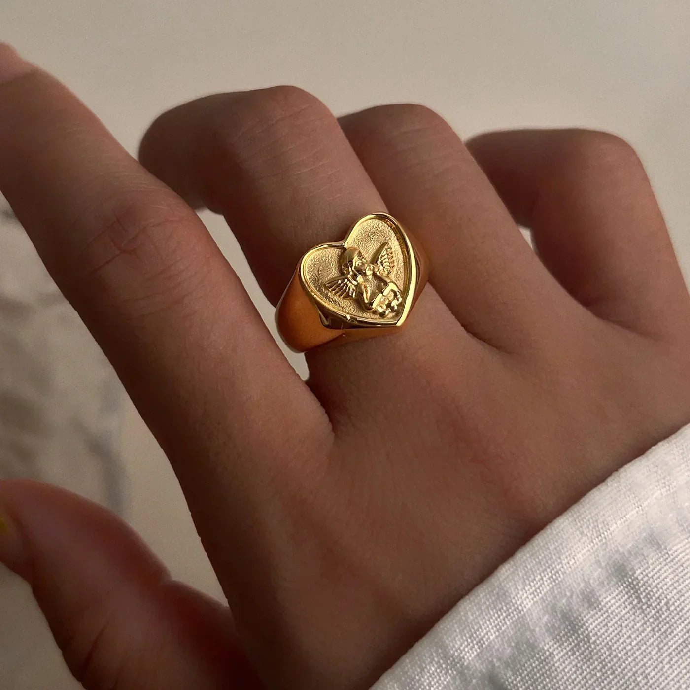 [Gaonasi]Cupid Gold Ring