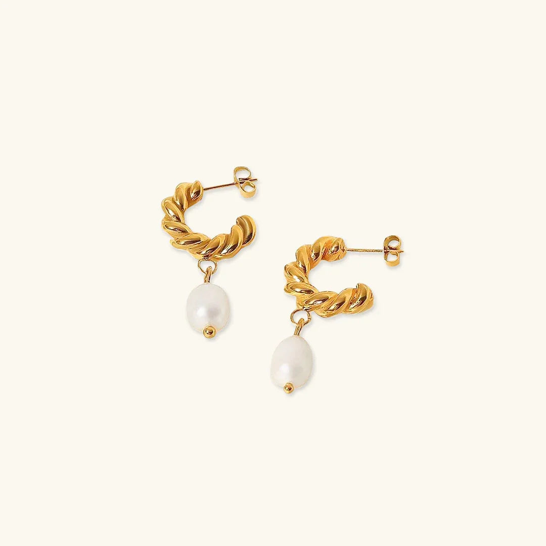 [Gaonasi]Emma Pearl Earrings