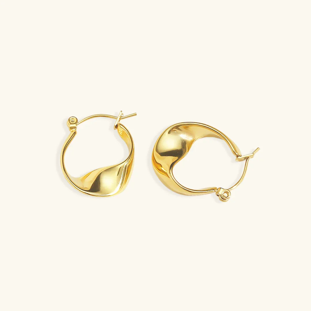 [Gaonasi]Esti Irregular Hoop Earrings