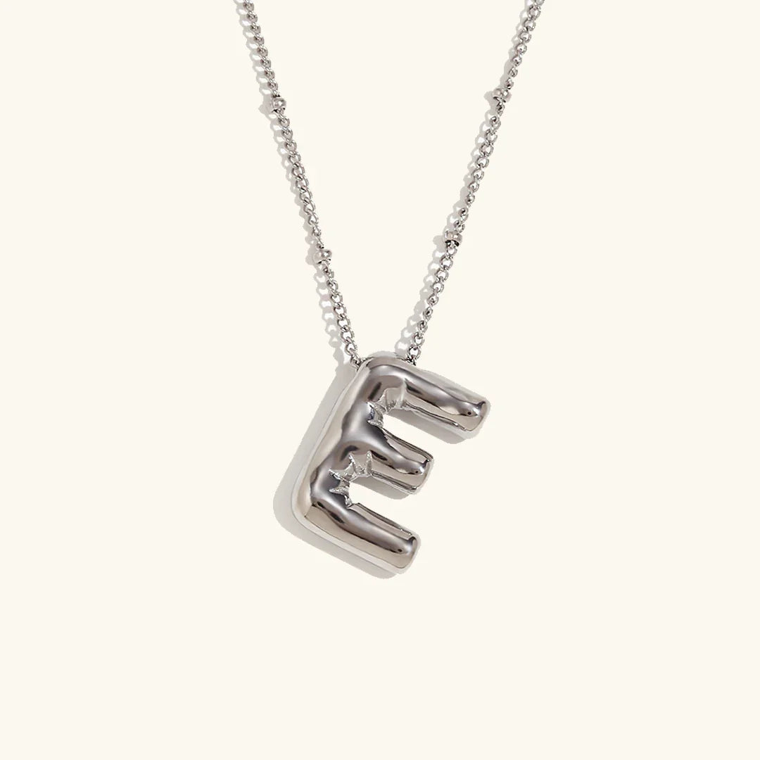 [Gaonasi]Balloon Gold Initial Necklace