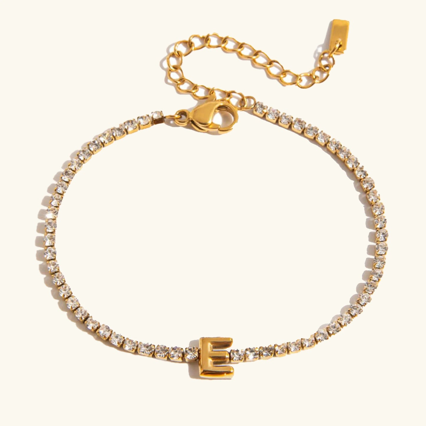 [Gaonasi]Avaria Bubble Letter Tennis Bracelet