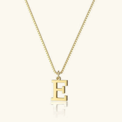 [Gaonasi]Therese Letter Initial Gold Necklace