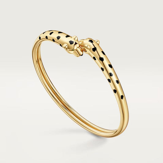 [Gaonasi Jewelry]PANTHERE DOUBLE HEADED OPEN BRACELET
