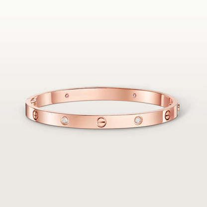 [Gaonasi Jewelry]LOVE BRACELET 4.8MM 4 DIAMONDS