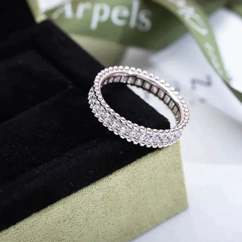 [Gaonasi]PERLEE DIAMOND SILVER RING