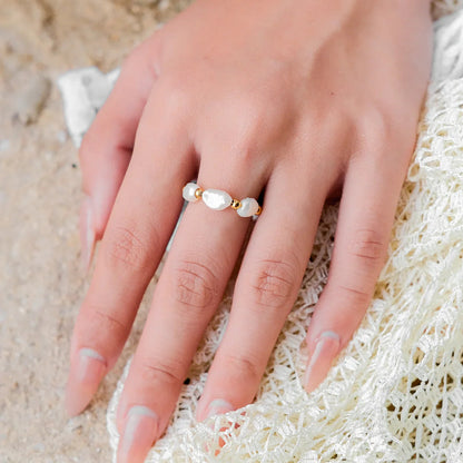 [Gaonasi]Fiji Pearl Band Ring