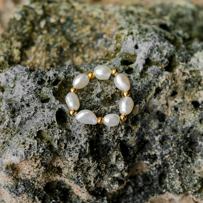 [Gaonasi]Fiji Pearl Band Ring
