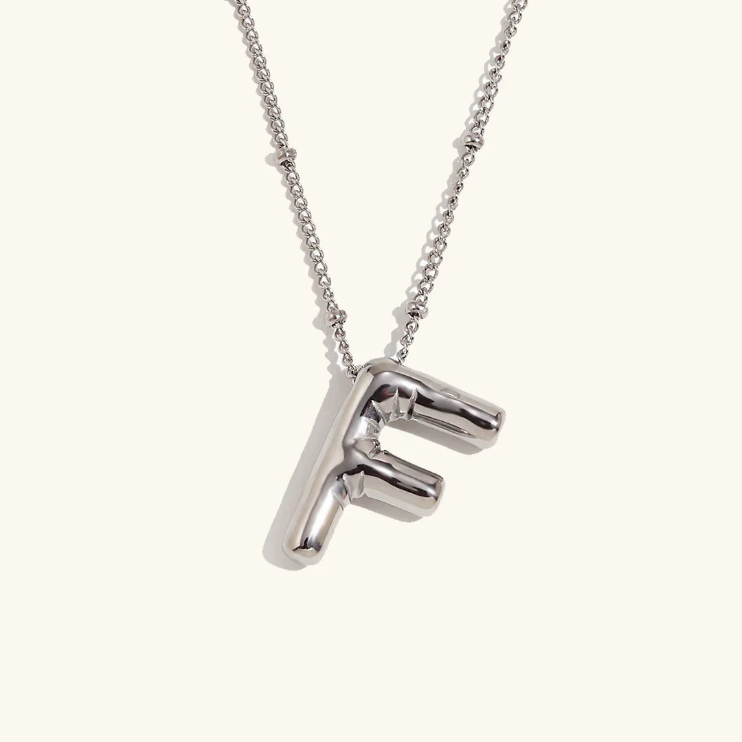 [Gaonasi]Balloon Gold Initial Necklace