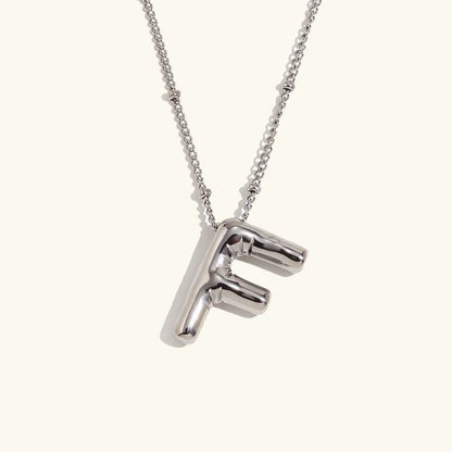 [Gaonasi]Balloon Gold Initial Necklace