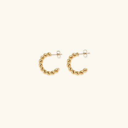 [Gaonasi]Gigi Twist Gold Earrings
