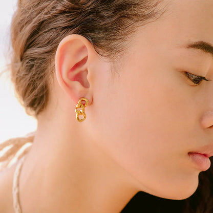 [Gaonasi]Giselle Gold Chain Earring
