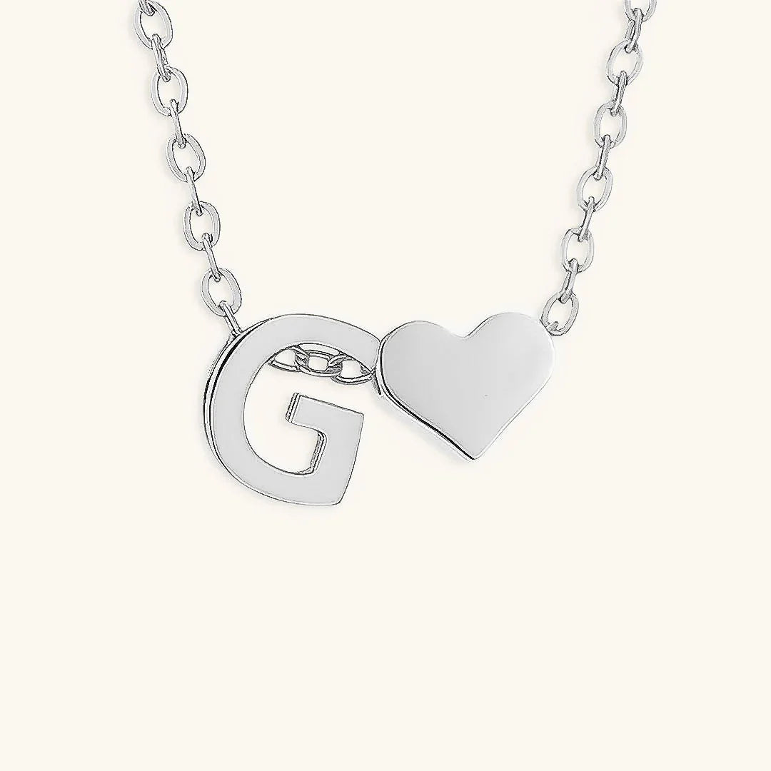 [Gaonasi]Ria Initial Letter Gold Necklace