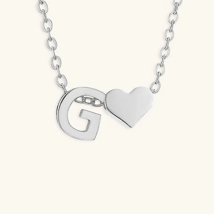 [Gaonasi]Ria Initial Letter Gold Necklace