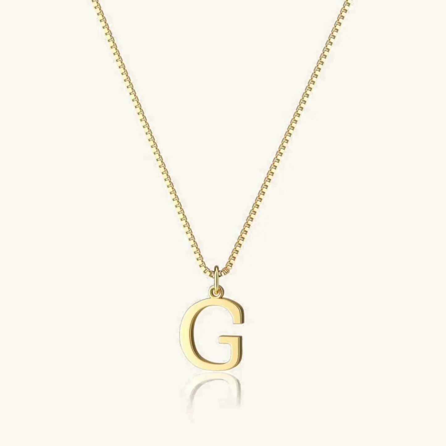 [Gaonasi]Therese Letter Initial Gold Necklace