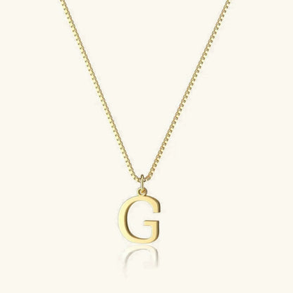 [Gaonasi]Therese Letter Initial Gold Necklace