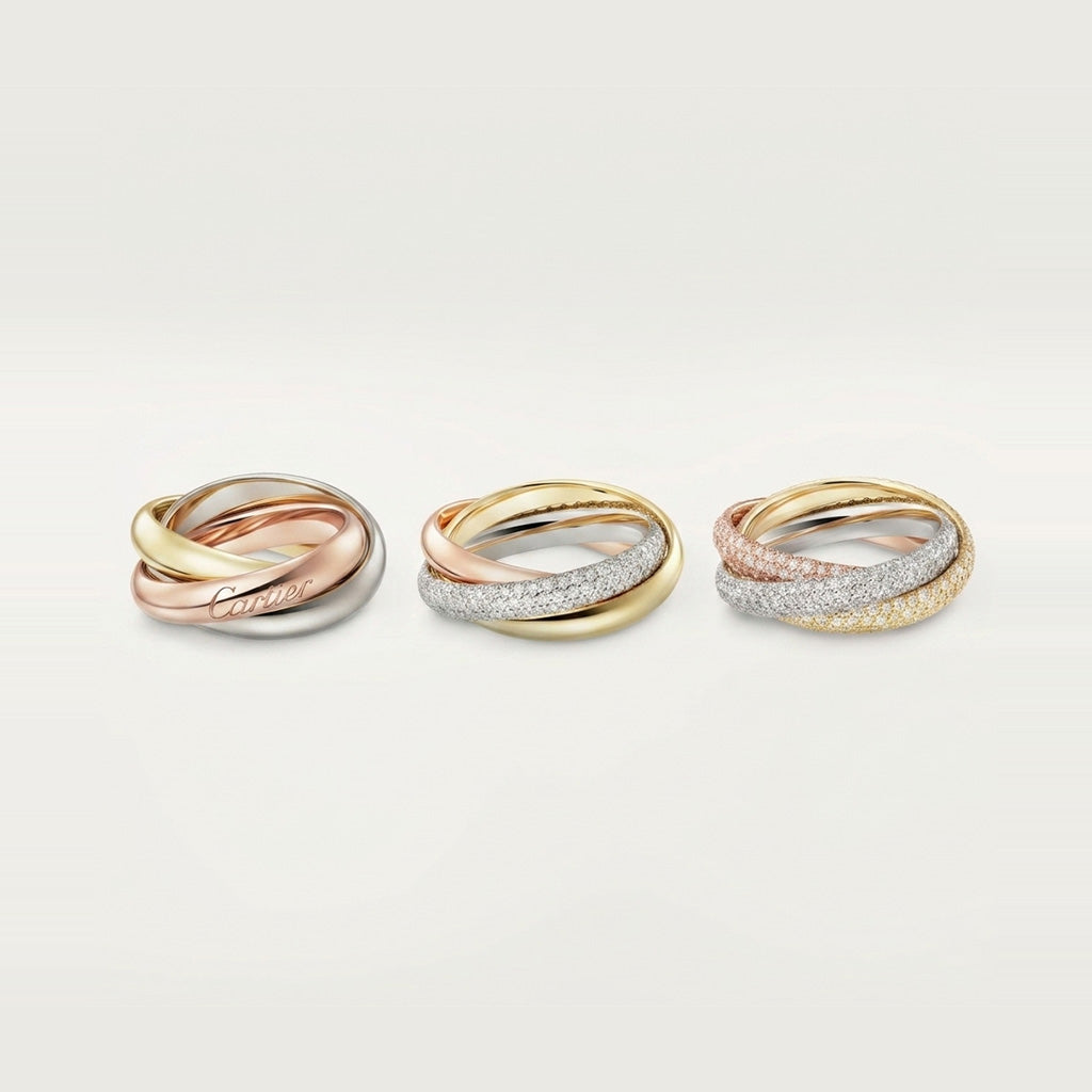 [Gaonasi Jewelry]TRINITY 3.2MM RING COLLECTION