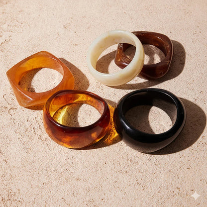 [Gaonasi]Kaitlyn Chunky Acrylic Bangle