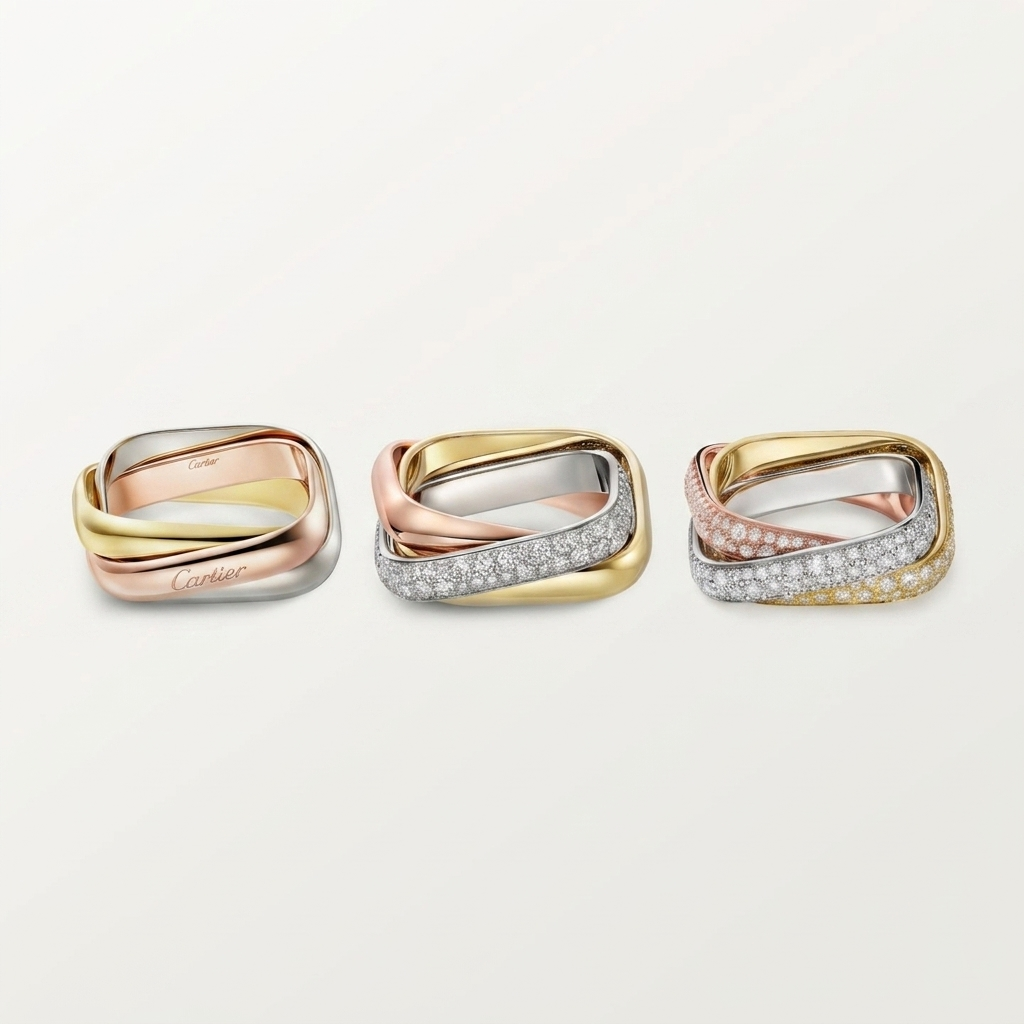[Gaonasi Jewelry]TRINITY 3.5MM CUSHION RING COLLECTION