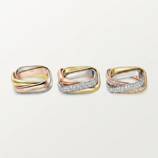[Gaonasi Jewelry]TRINITY 3.5MM CUSHION RING COLLECTION