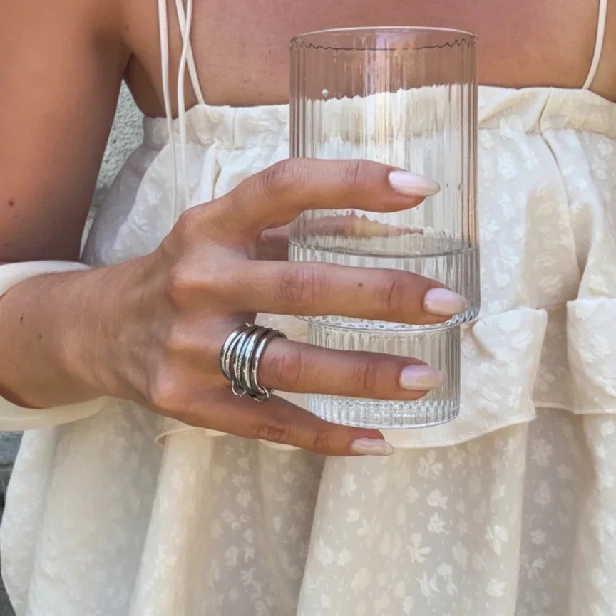 [Gaonasi]Emmanuelle Diamond Ring Stack