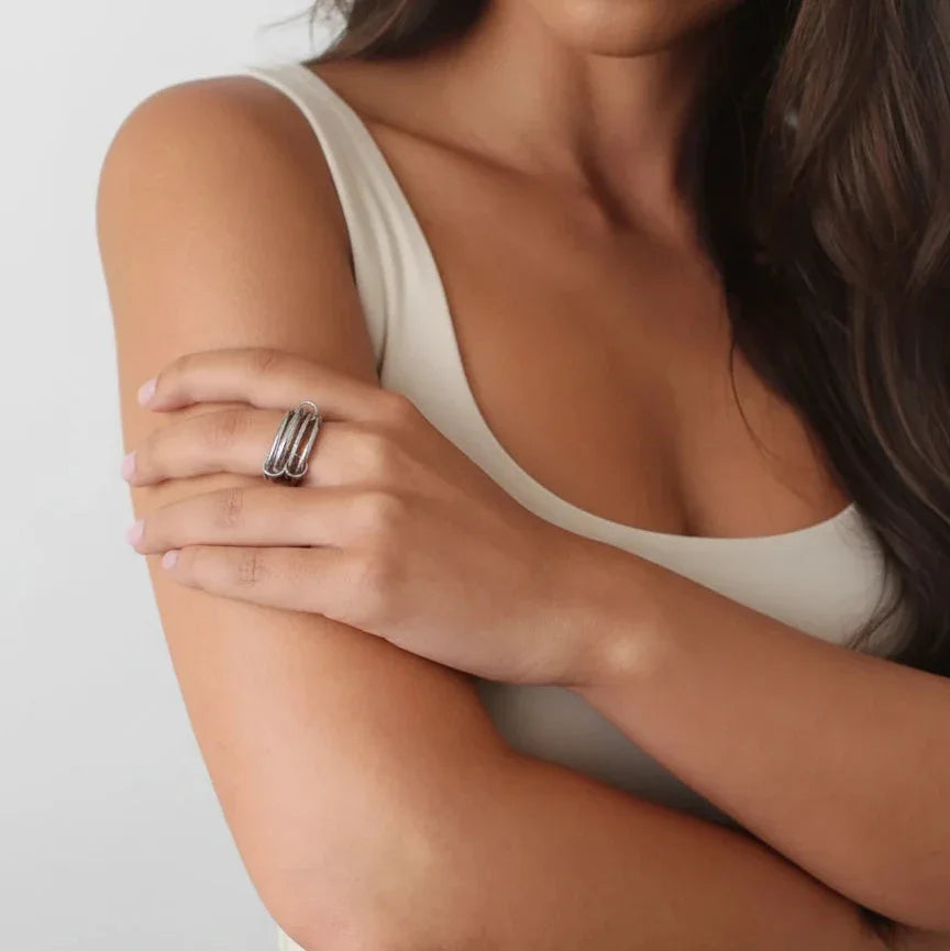 [Gaonasi]Emmanuelle Diamond Ring Stack