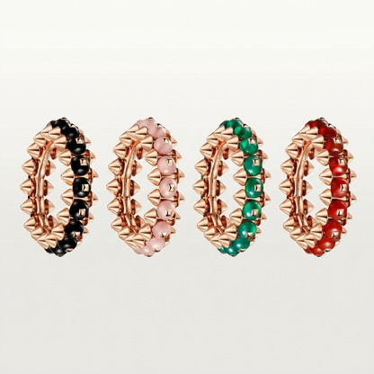 [Gaonasi Jewelry]CLASH 7.9MM AGATE CHALCEDONY RING