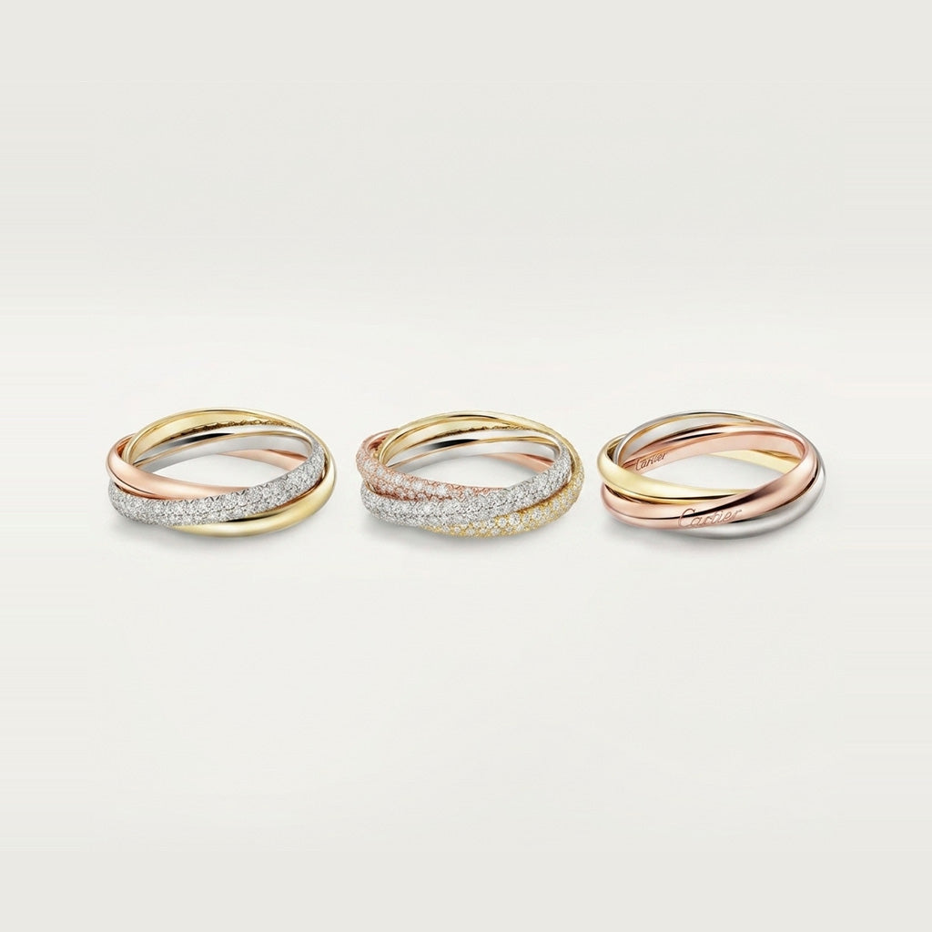 [Gaonasi Jewelry]TRINITY 2.5MM RING COLLECTION