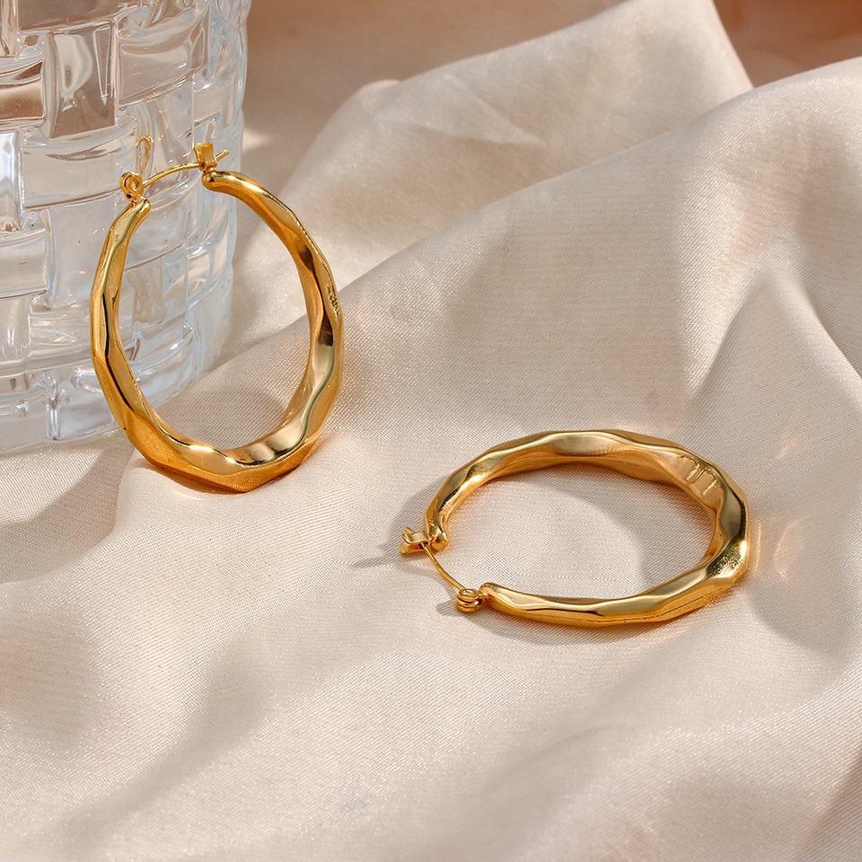 [Gaonasi]Aire Hoop Earrings
