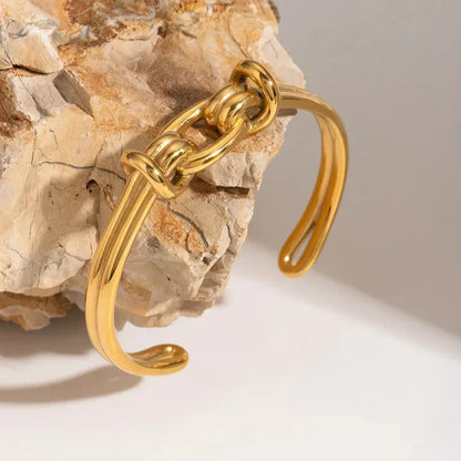 [Gaonasi]Luce Gold Knot Bangle