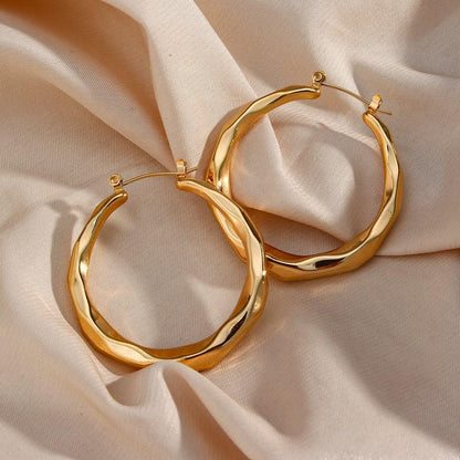 [Gaonasi]Aire Hoop Earrings
