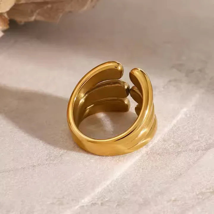 [Gaonasi]Cassiel Layered Gold Ring