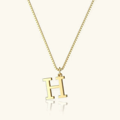 [Gaonasi]Therese Letter Initial Gold Necklace