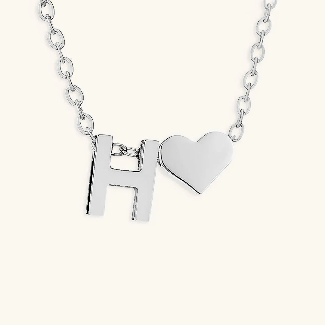 [Gaonasi]Ria Initial Letter Gold Necklace
