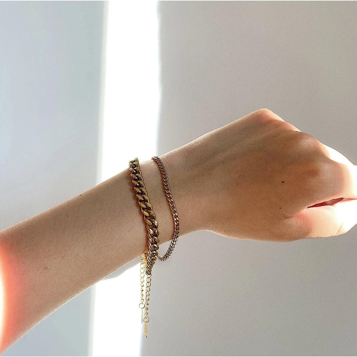 [Gaonasi]Jean Gold Chain Bracelet